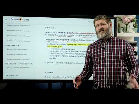 Poliția Română - Organizare și Funcționare - admitere MAI p1