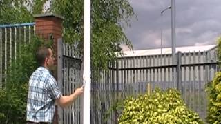 How to fly a flag at half mast