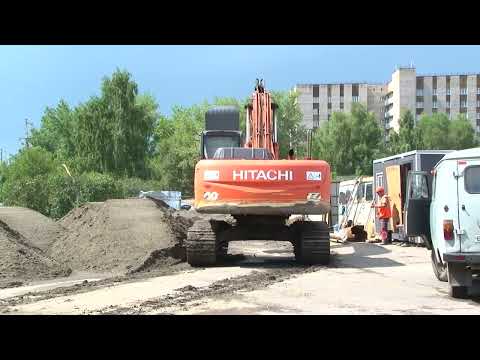 Замена труб на магистральном участке по улице Казанцевых в районе педуниверситета