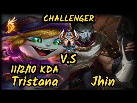 Matsukaze (TRISTANA) vs JHIN - 11/2/10 KDA BOTTOM ADC CHALLENGER GAMEPLAY - BR