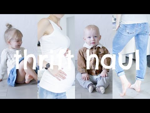 Thrift Haul | Maternity, Toddler & Baby Video
