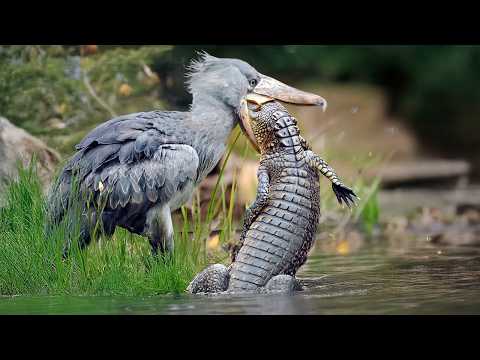 This DEMON Bird Crushes Everything! Shoebill Stork in Action!