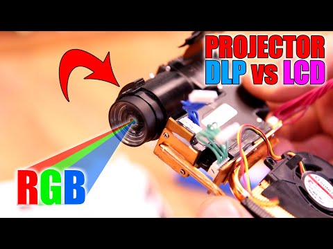 DLP & LCD & Laser PROJECTOR - How They Work + TEARDOWN