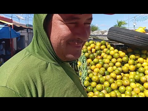 Acompanhando a feira livre em Terra Nova no sertão de Pernambuco 