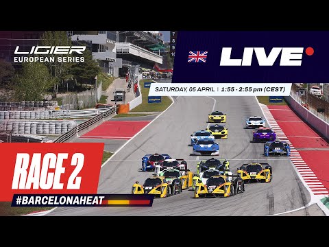 LIVE Race 2 (English) – 2025 Barcelona Heat – Ligier European Series