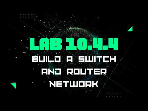 Lab 10.4.4 Packet Tracer | Build a Switch and Router Network Physical Mode