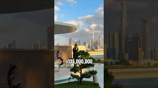 Living in a $135,000,000 Mega Mansion in Bvlgari Island, Dubai #shorts #dubai #bvlgari