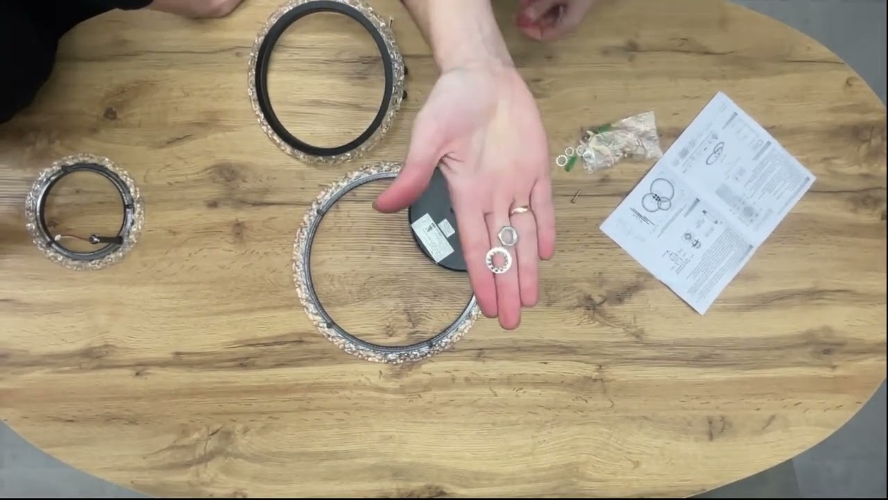 Світлодіодна LED люстра TRIO 70W 3R-SMART-510x380x107-CHROME/CLEAR-220-IP20 Esllse