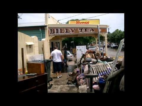 Brisbane Queensland Australia Floods 2011 - Suburban Corner Shop, Hoogley St & Ryan St, West End
