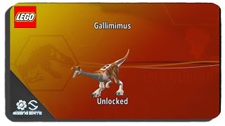 Lego Jurassic World How to Unlock Gallimimus Dinosaur Character Location