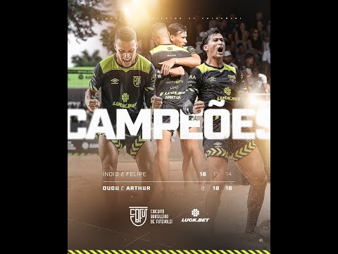 VIRADA HISTÓRIACA ! ÍNDIO E FELIPE X ARTHUR E DUDU 3º SET | CIRCUITO BRASILEIRO DE FUTEVÔLEI | CBFUT