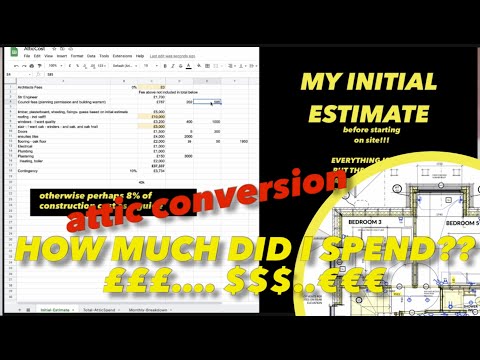 HOW MUCH I PAID FOR THIS ATTIC CONVERSION - full transparency all steps I take for build projects