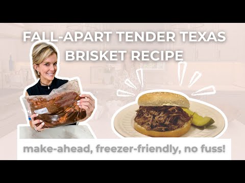 Fall-Apart Tender Texas Brisket | Make-Ahead, Freezer-Friendly, No Fuss!
