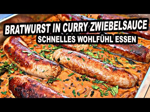 Bratwurst in Curry Zwiebelsauce | Mega einfach und saulecker | The BBQ BEAR