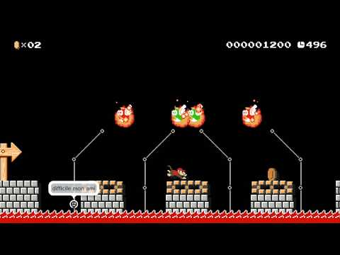 Koopa Cauldron-Old Tower 2-2 by Christophe - SUPER MARIO MAKER - NO COMMENTARY 1ay