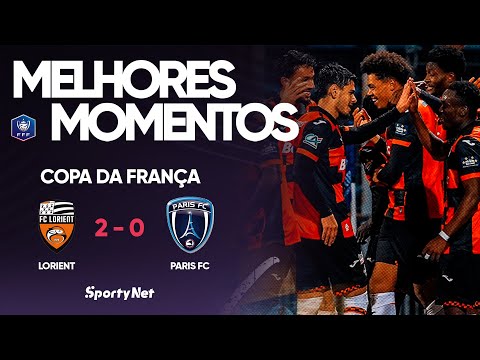 LORIENT VENCE O PARIS FC E AVANÇA ÀS QUARTAS DA COPA DA FRANÇA – Melhores Momentos