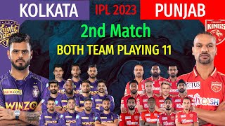 IPL 2023 2nd Match Kolkata vs Punjab | Match Details And Both Team Playing 11 | KKR vs PBKS Match