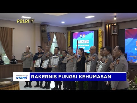 POLDA KALTIM GELAR RAKERNIS FUNGSI KEHUMASAN