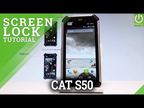 How to Set Screen Lock on CATERPILLAR S50 - Set Up Pattern