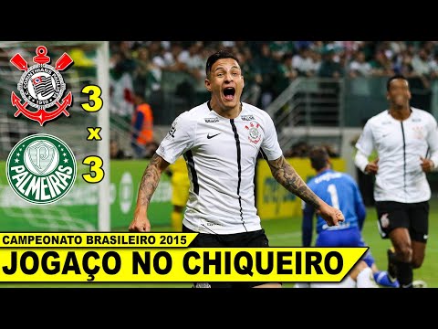 Palmeiras 3 x 3 Corinthians Campeonato Brasileiro 2015