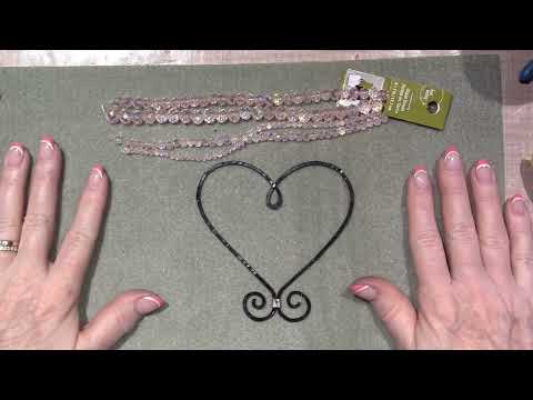 Finished Wire and Bead Suncatcher