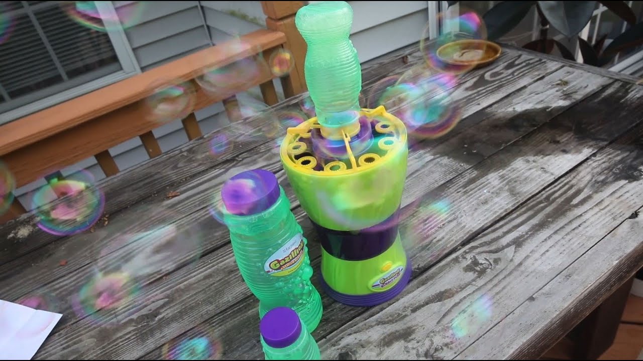 Gazillion Bubble Rush Bubble Blower Machine Bubbles for Kids