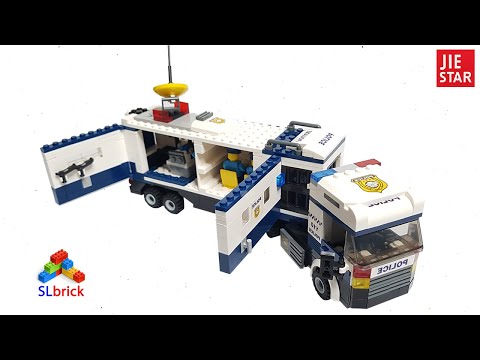 Jie Star City Police | Police Mobile Command Vehicle 20035 | Speed Build | SLbrick