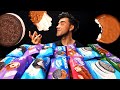 ASMR MILKA OREO ICE CREAM MUKBANG ASMR CHOCOLATE ICE CREAM 리얼사운드 먹방