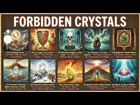 10 FORBIDDEN MYSTERIOUS CRYSTALS That Bends Reality Itself