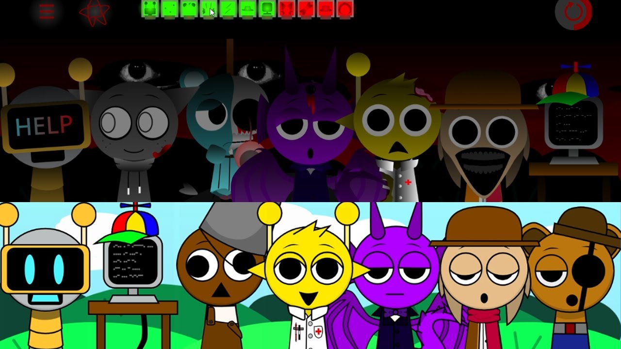 Sprunki Swap Retextured 1.7 Americium But SPRUNKI STYLE 🤩 A New Look for a very Cool Swap 👍