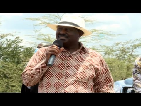 'NILIKUWA HALI MAHUTUTI LAKINI NIMETOKA SASA,MUNGU NI MWEMA!' RAILA AS HE ACCOMPANIES UHURU!!