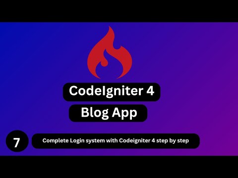 #7 Complete CodeIgniter 4 Login System | Custom User Authentication Tutorial (Step-by-Step)