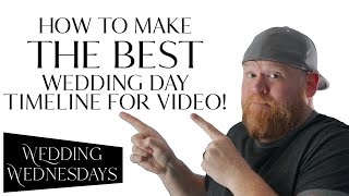 How To Make The Best Wedding Timeline