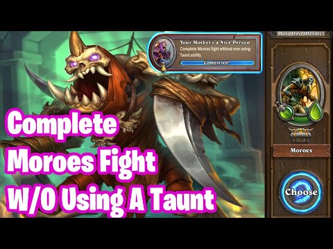 Rattlegore Event Task #1: Your Mother's A Nice Person | Moroes Without Taunt Ability | Mercenaries