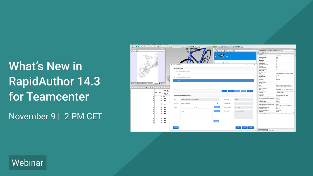 What's new in RapidAuthor 14.3 for Teamcenter webinar