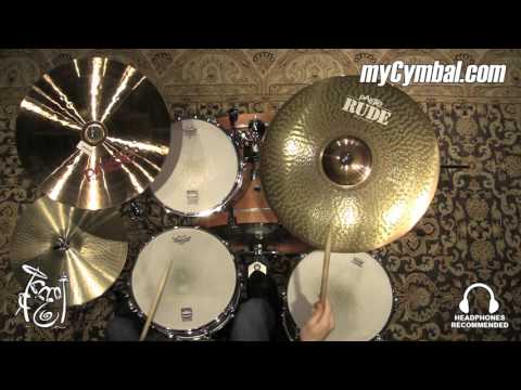 Демонстрация звучания Paiste Rude 22" Power Ride The Reign