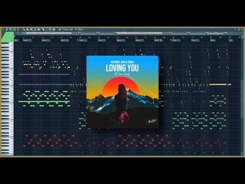 Distrion, Jack & James - Loving You (feat. Jaime Deraz) [Full Piano Cover+MIDI]