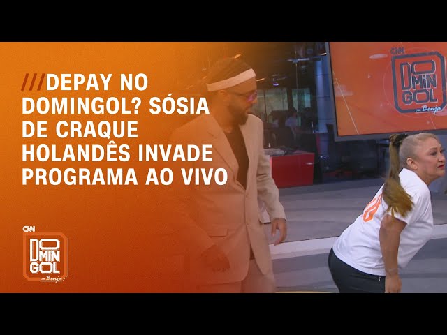 Depay no Domingol? Sósia de craque holandês invade programa ao vivo | AGORA CNN