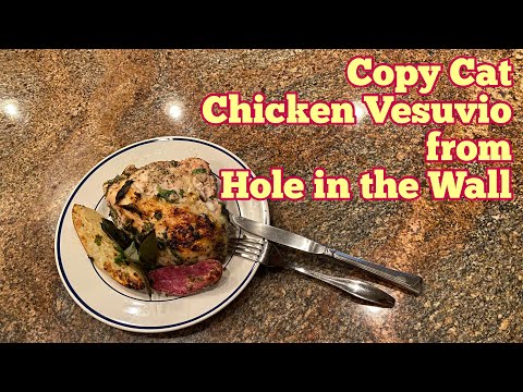 Copycat Chicken Vesuvio from Hole in the Wall in Northbrook IL