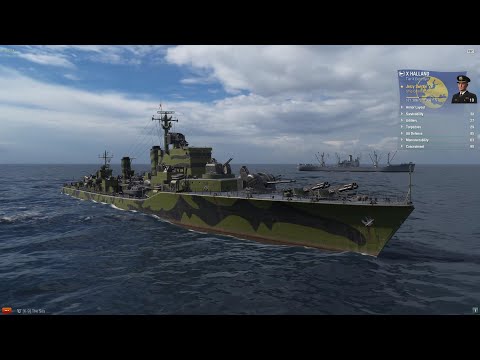 World of Warships | WoWs Halland Torp Monster | Tried to Carry team | Good game