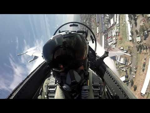 RAAF F/A-18 Hornet Aerial Display - 2018 Formula 1 Australian Grand Prix.