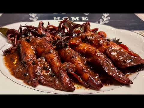 Chipirones In Olive Oil #wokwithraykweki 4K #squid