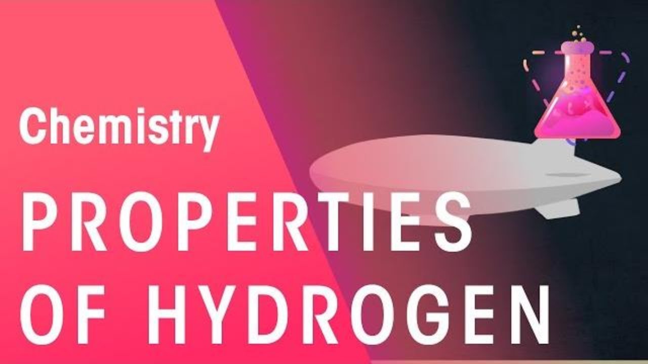 What are the 4 properties of hydrogen?