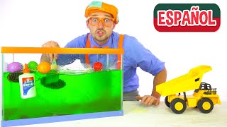 Blippi Español Hundír o Flotar | Experimentos Científicos Divertidos para Niños | Videos Educativos