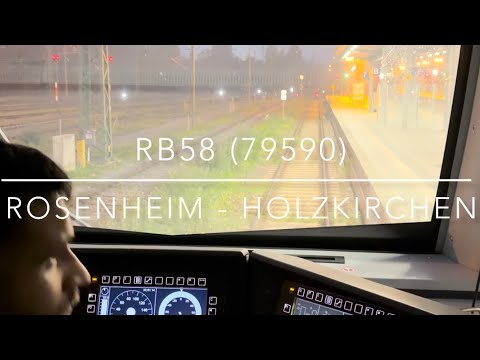 Führerstandsmitfahrt | RB58 79590 | Rosenheim - Holzkirchen
