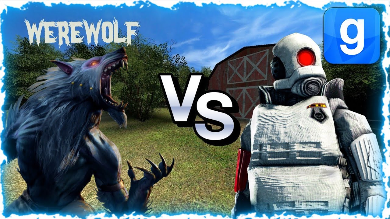 Halflife Combine Armies VS Werewolf Epic SNPC Fight Garry's Mod