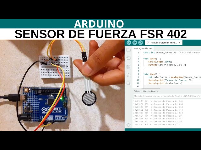 Vídeo relacionado con 0,5 Pulgadas de Dia FSR 402 Sensor De Presión De Película Fina Inteligente Alta Precisión 0-10kg