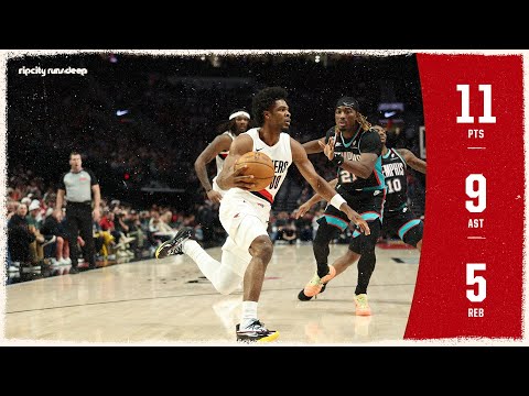 Scoot Henderson Returns With 11 Points, 9 Assists | February 6, 2026 | Portland Trail Blazers