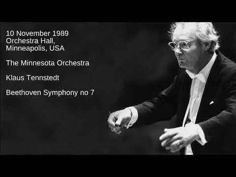 1989 Beethoven 7 Minnesota Tennstedt