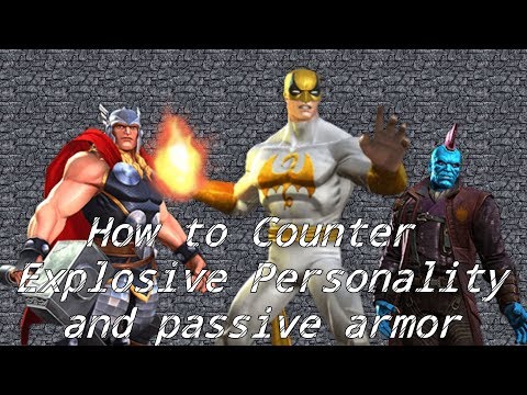 How to fight Explosive Personality node 5 Basic Champions Can handle - Marvel Contest of Champions